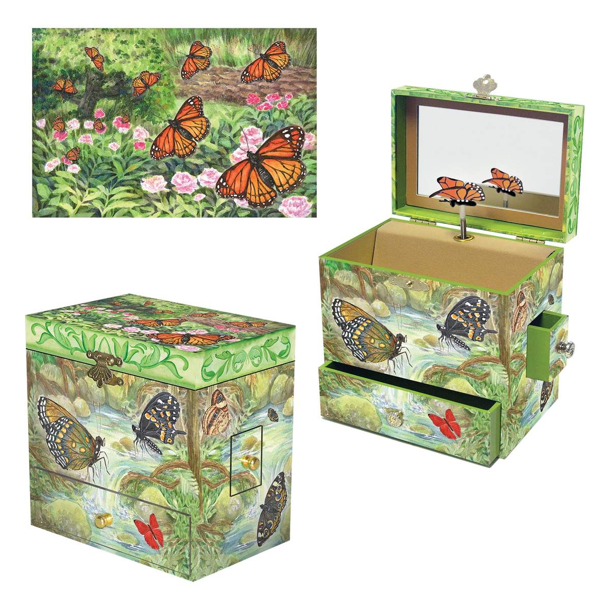 Butterfly music box discount