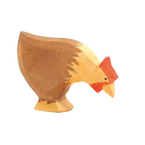 Brown Hen Pecking (13123) - Ostheimer, Dragonflytoys