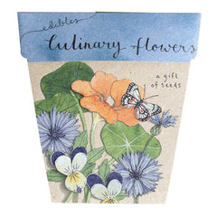 Edible Culinary Flower Mix Pack of Seeds by Sow n Sow, Dragonfly Toys 
