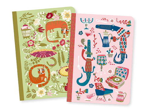 Asa Set of 2 Little Notebooks by Djeco