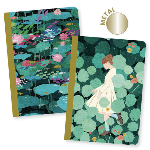 Xuan Set of 2 Little Notebooks by Djeco, Dragonfly Toys 