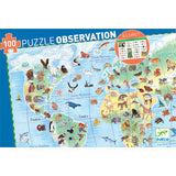 World Animals Puzzle (100 Pieces) by Djeco