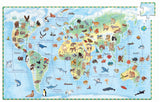 World Animals Puzzle (100 Pieces) by Djeco