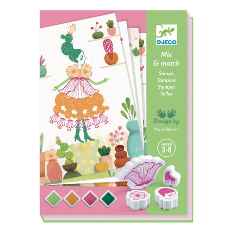 Flower Girls Stamp Kit by Djeco