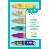 Multicoloured Flower Crayons by Djeco, Dragonfly Toys 