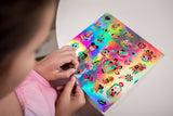 Lovely Rainbow Holographic Sticker by Djeco