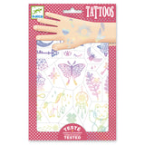 Lucky Charms  Tattoos by Djeco Dragonfly toys 