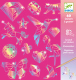 Diamond Scratch Cards by Djeco Dragonflytoys 