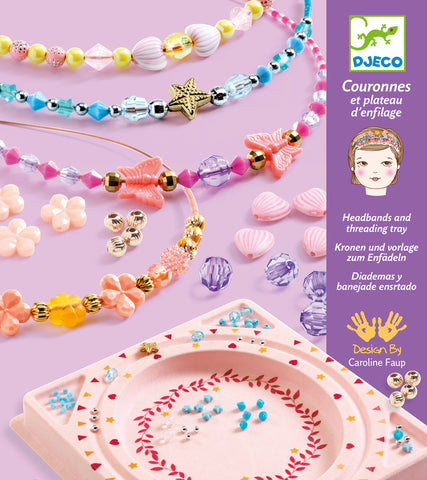 Precious beads headband set djeco, dragonfly toys