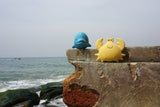 My First Tikiri Ocean Buddies Rubber Bath Toy, Rattle Toy, Teether - Crab