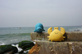 My First Tikiri Ocean Buddies Rubber Bath Toy, Rattle Toy, Teether - Whale Dragonfly Toys 
