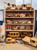 big crane truck, debresk, wooden toy, made in sweden, dragonfly toys