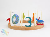 Grimms Birthday Ring 16 Hole, Dragonfly toys