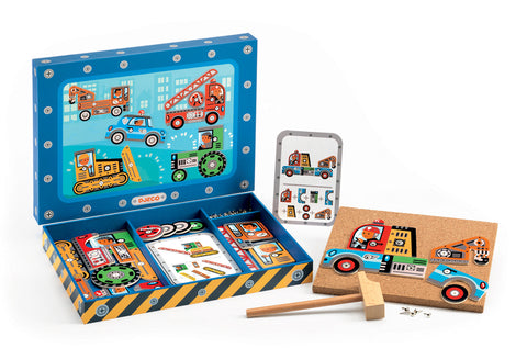 Djeco Vehicles Tap Tap Tack Game