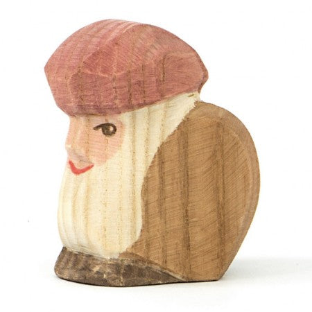 Dwarf Sitting  Wooden Figurine (250933) - Ostheimer