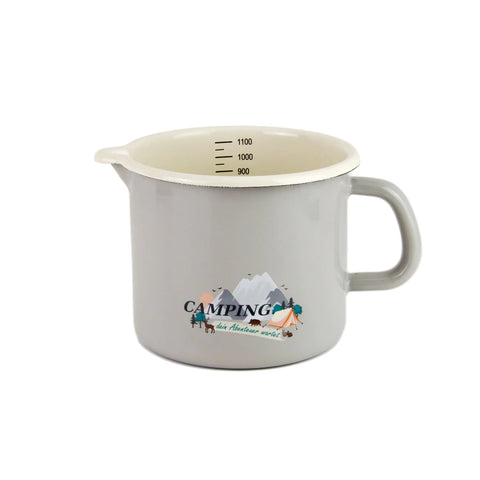 Enamel Grey Dekor Camping Milk Jug, Dragonfly Toys 