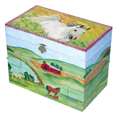 Hideaway Horse Music Box by Enchantmints, Dragonflytoys 
