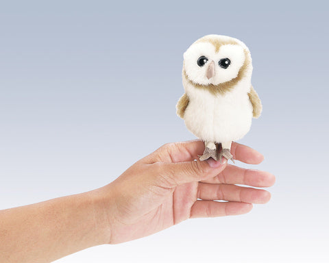 Folkmanis Finger Puppet-White Owl