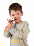 Mini White Mouse Finger Puppets