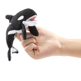 Mini Orca Whale Finger Puppets by Folkmanis, Dragonfly Toys 