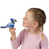 Mini Blue Jay Finger Puppets by Folkmanis, Dragonfly Toys 