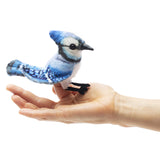 Mini Blue Jay Finger Puppets by Folkmanis, Dragonfly Toys 
