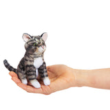 Tabby Cat Finger Puppet Folkmanis