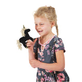 Black Unicorn Finger Puppet by Folkmanis