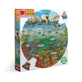 Fish and Boats Puzzle (500 Pieces)Puzzle by Eeboo