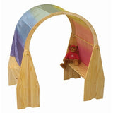Giant Rainbow Silk Scapes Play Silks Sarah's silks, dragonfly toys, pedagogy, open ended play, steiner, waldorf