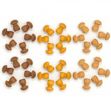 Grapat Mandala Brown Mushrooms