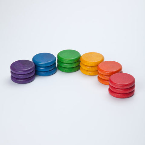 Grapat Coloured Coins (18 in 6 Colours)