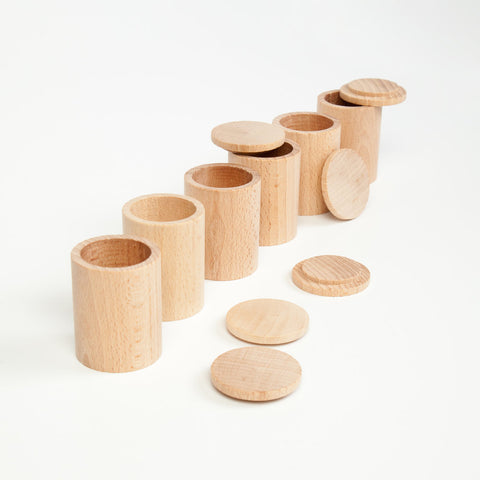 Grapat Natural Cups with Lid Set