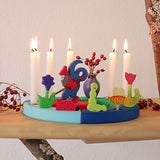 Grimms Birthday Ring - Blue and Greens, Dragonfly Toys 