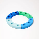 Grimms Birthday Ring - Blue and Greens, Dragonfly Toys 