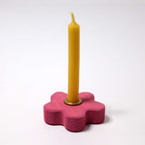 Grimm’s Candle Holder Pink Flower