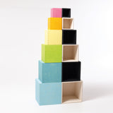 Grimm’s Stacking Boxes Large Pastel