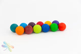 Small Rainbow Marble Balls by Grimms New 2019 Range, Dragonfly toys