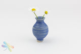 Grimms Birthday and Advent Ring Decoration Blue Vase, dragonfly toys