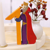 Grimms Birthday and Advent Ring Decoration - White Vase