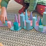 Grimms Large Building Rollers Pastel