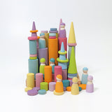 Grimms Large Building Rollers Pastel