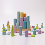Grimms Large Building Rollers Pastel