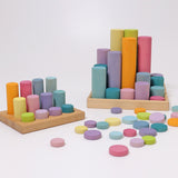 Grimms Large Building Rollers Pastel