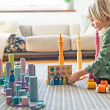 Grimms Large Building Rollers Pastel