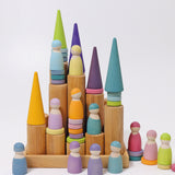 Grimms Large Building Rollers Pastel