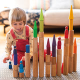 Grimms Large Building Rollers Pastel