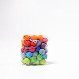Grimms Rainbow Wooden Beads 20mm x 60 Beads, Dragonflytoys 