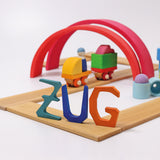 Grimms Wooden Train Set New in 2020,Dragonflytoys