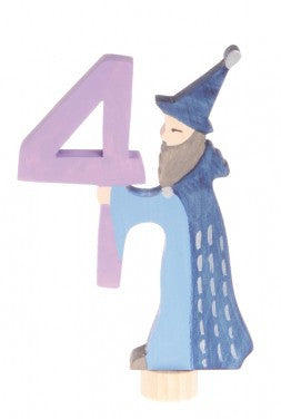 Grimms Birthday Advent Decoration Handpainted Figure Number 4